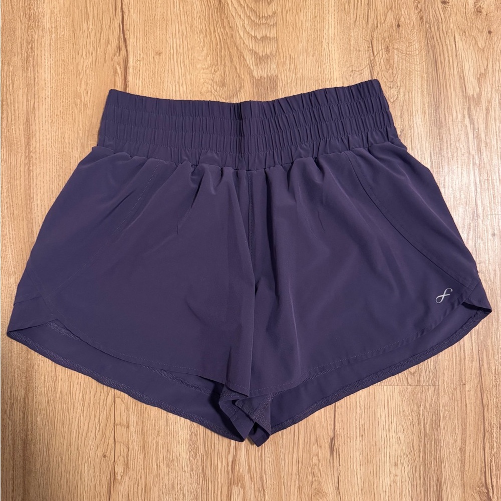 Free Fly Apparel Women's Dark Purple Athletic Shorts